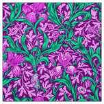 William Morris Irises, Amethyst Purple Fabric