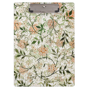 William Morris Jasmine Blossom Garden Design Clipboard