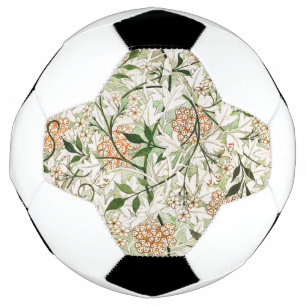 William Morris Jasmine Blossom Garden Design Football