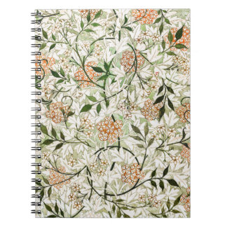 William Morris Jasmine Blossom Garden Design Notebook