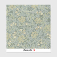 William Morris Jasmine Blue Green Botanical Art