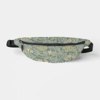 William Morris Jasmine Blue Green Botanical Art