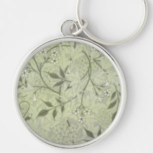 William Morris Jasmine Botanical Key Ring