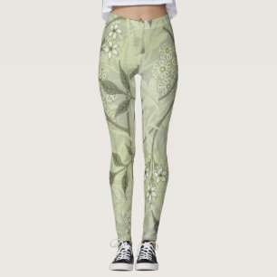 William Morris Jasmine Botanical Leggings