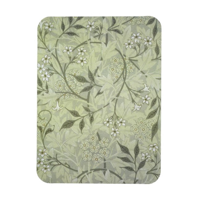 William Morris Jasmine Botanical Magnet (Vertical)