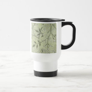 William Morris Jasmine Botanical Travel Mug