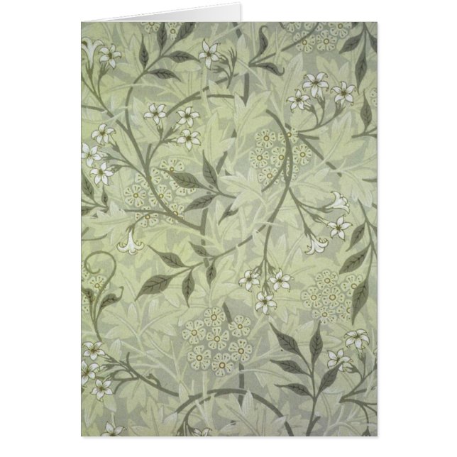 William Morris Jasmine Botanical Vintage Antique (Front)