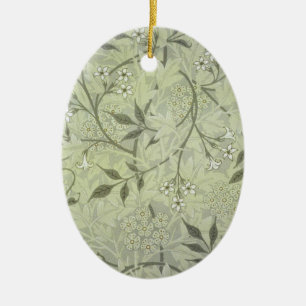William Morris Jasmine Botanical Vintage Antique Ceramic Tree Decoration