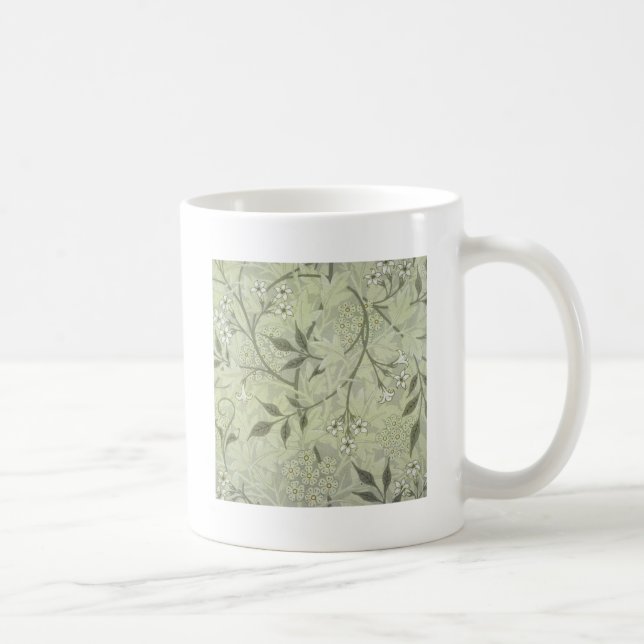William Morris Jasmine Botanical Vintage Antique Coffee Mug (Right)