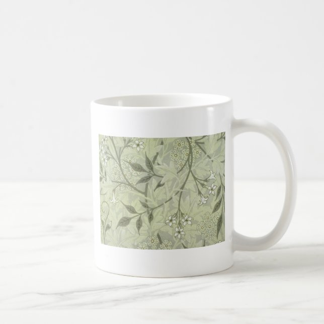 William Morris Jasmine Botanical Vintage Antique Coffee Mug (Right)