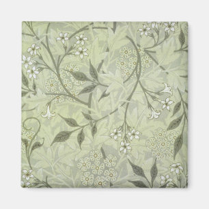 William Morris Jasmine Botanical Vintage Antique Magnet