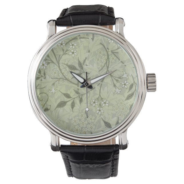 William Morris Jasmine Botanical Vintage Antique Watch (Front)