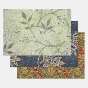 William Morris Jasmine Botanical Wrapping Paper Sheet