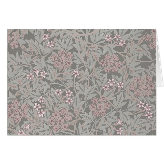 William Morris Jasmine Flower Pattern (Front Horizontal)