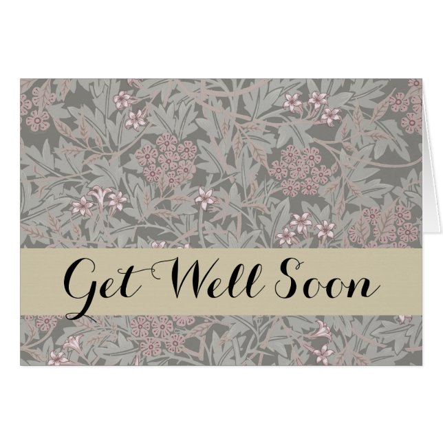 William Morris Jasmine Flower Pattern (Front Horizontal)