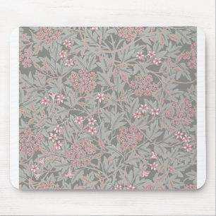William Morris Jasmine Flower Pattern Mouse Mat