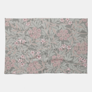 William Morris Jasmine Flower Pattern Tea Towel