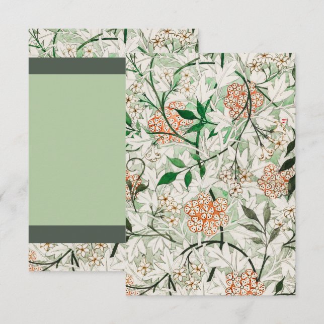 William Morris Jasmine Garden Flower Classic (Front/Back)