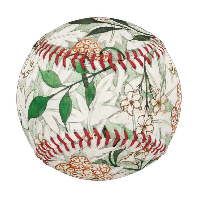 William Morris Jasmine Garden Flower Classic Baseball (Front)