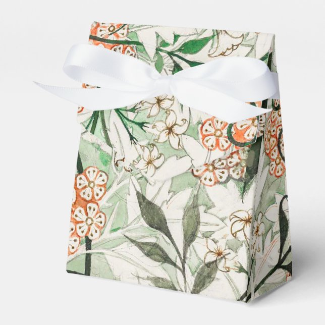 William Morris Jasmine Garden Flower Classic Favour Box (Front Side)