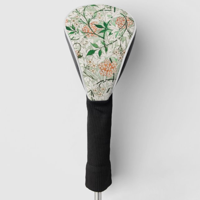 William Morris Jasmine Garden Flower Classic Golf Head Cover (Front)