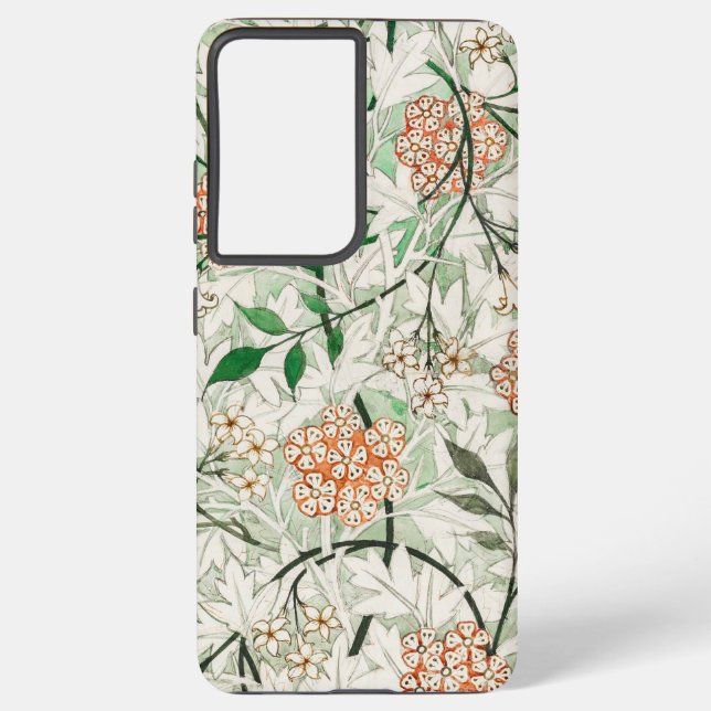 William Morris Jasmine Garden Flower Classic Samsung Galaxy S21 Ultra Case (Back)