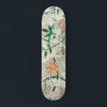William Morris Jasmine Garden Flower Classic Skateboard<br><div class="desc">This Jasmine botanical flower design is based on the classic original drawing by William Morris (1834–1896) for his line of Victorian English wallpaper. A gorgeous rich flower and foliage design. Original from The Birmingham Museum</div>
