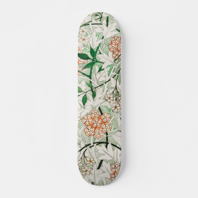 William Morris Jasmine Garden Flower Classic Skateboard (Front)