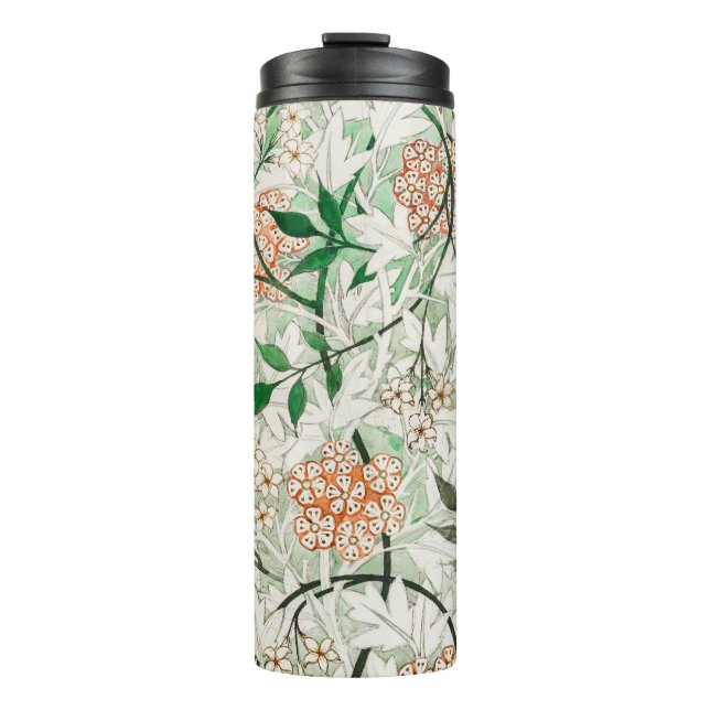William Morris Jasmine Garden Flower Classic Thermal Tumbler (Front)