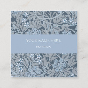 WILLIAM MORRIS JASMINE PATTERN BUSINESS CARD