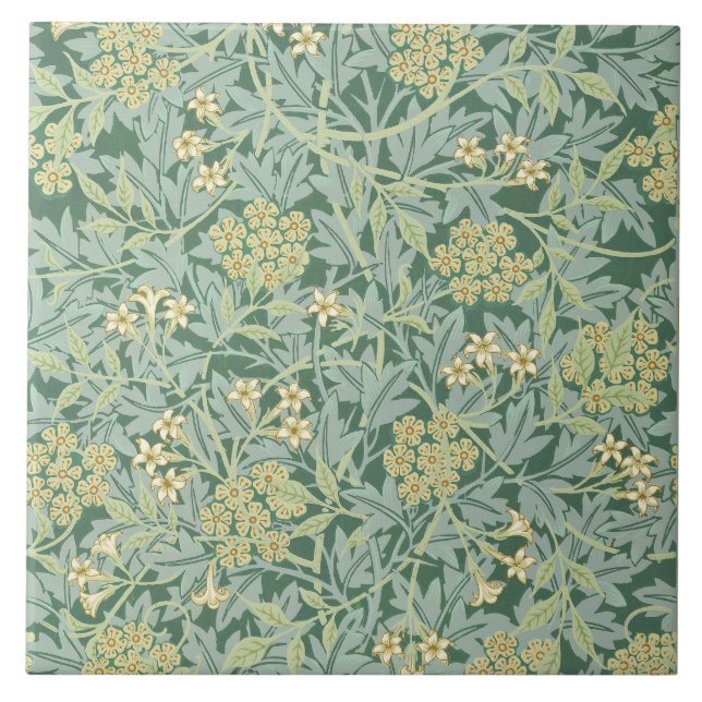 William Morris, Jasmine pattern, Tile (Front)
