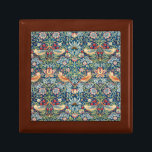 William Morris Jewellery Box Vintage<br><div class="desc">William Morris Strawberry Thief design inspired by the botanical and bird motifs.</div>