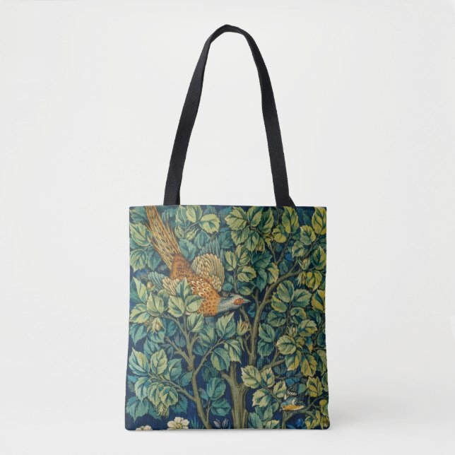 William Morris & John Henry Dearle's Pheasant Tote Bag (Front)