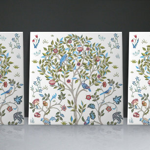 William Morris Kelmscott Tree Art Nouveau Birds Tile