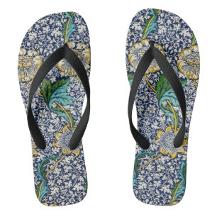 William Morris Kennet famous pattern  Flip Flops