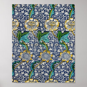 William Morris Kennet famous pattern Poster