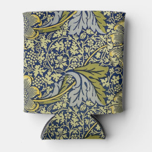 William Morris Kennet Floral Wallpaper Blue Can Cooler