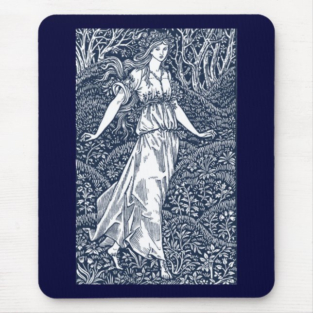 William Morris Lady Mouse Mat (Front)