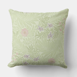 William Morris, larkspur,beautiful vintage pattern Cushion
