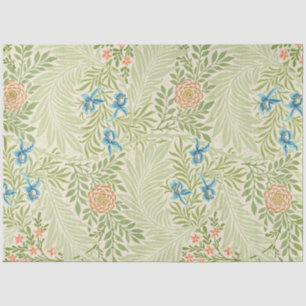 William Morris Larkspur Floral Pattern Tissue Paper