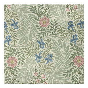 William Morris Larkspur Floral Wallpaper Poster