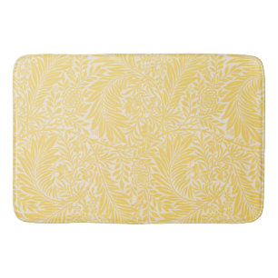 William Morris - Larkspur Leaves & Flower Pattern Bath Mat