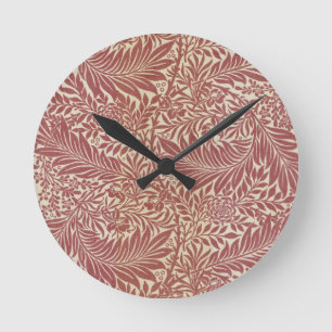 William Morris Larkspur Round Clock