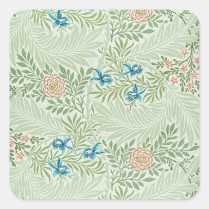 William Morris Larkspur Square Sticker
