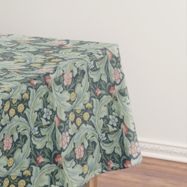 William Morris Leicester Leaves Flowers Carnation Tablecloth (In Situ)