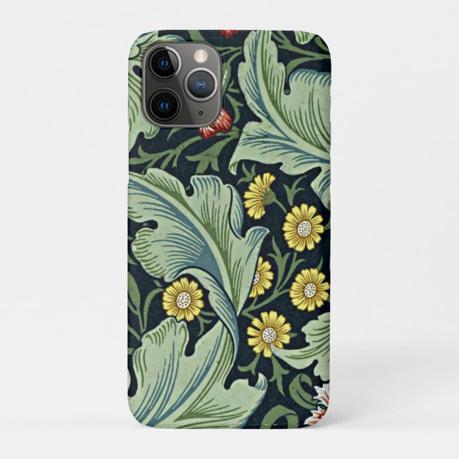 William Morris - Leicester vintage floral design Case-Mate iPhone Case (Back)