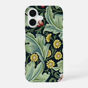 William Morris - Leicester vintage floral design iPhone 16 Case