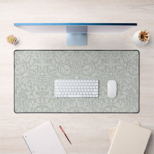 William Morris Light Green Oak and leaves  Desk Mat