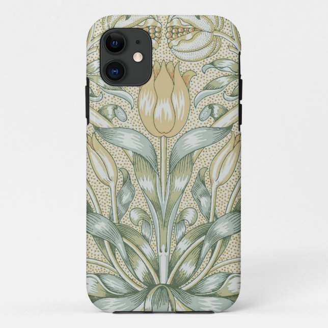 William Morris Lily and Pomegranate Flower Classic Case-Mate iPhone Case (Back)