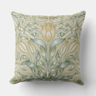 William Morris Lily and Pomegranate Flower Classic Cushion